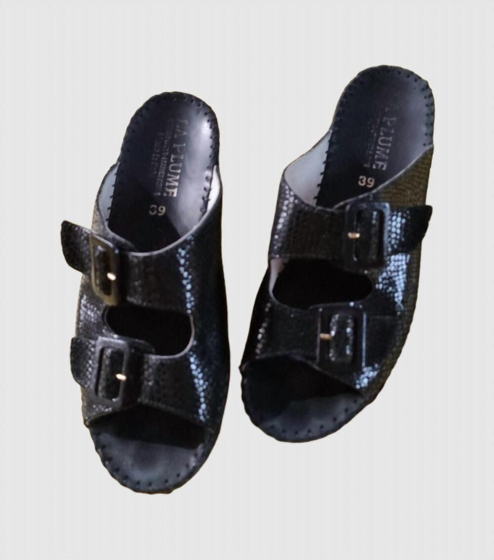 NEW LAPLUME women's jenn sandal in croc